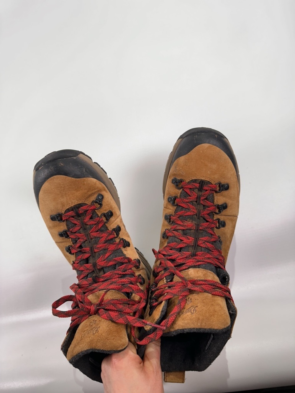Danner Arctic 600 Side Zip Winter Boots 9.5 Brown Red Waterproof - Picture 4 of 14